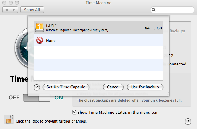 MAC - Backup con TimeMachine