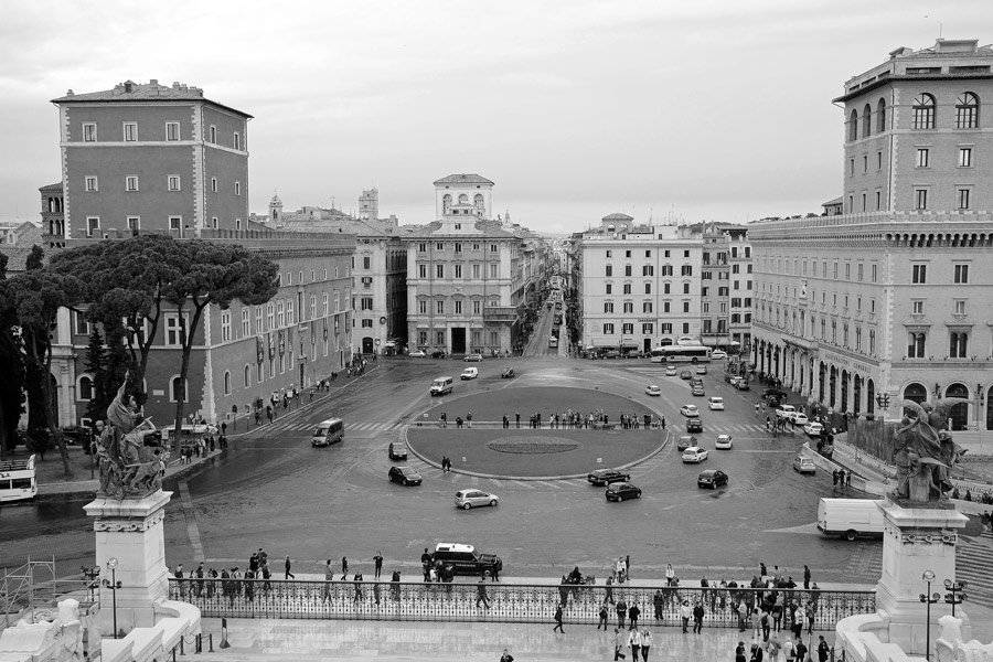 Roma in bianco e nero