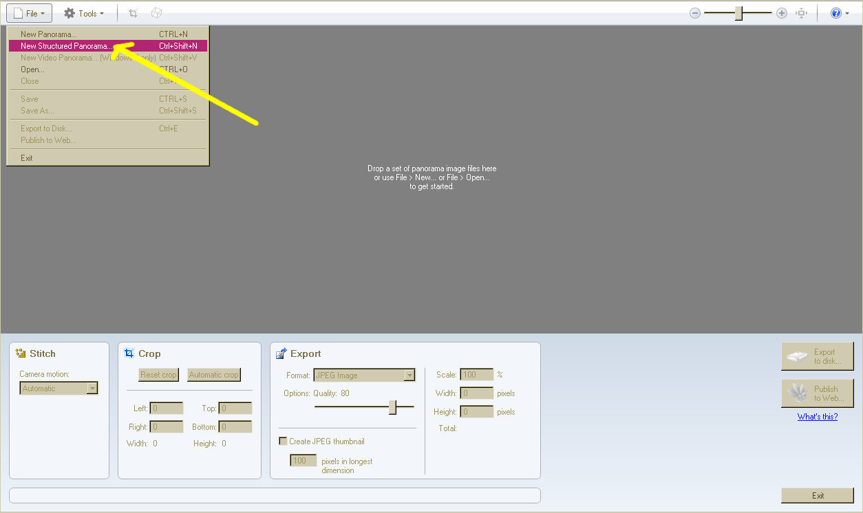 CREARE FOTO PANORAMICHE IN AUTOMATISMO (MIcrosoft ICE)