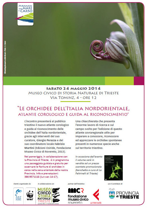 Presentazione libro orchidee nord-est a Trieste