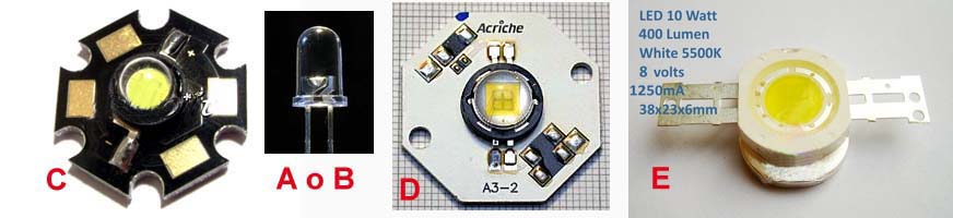 E se montassimo un LED al posto della lampada ?