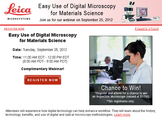 seminario Web -  Easy Use of Digital Microscopy