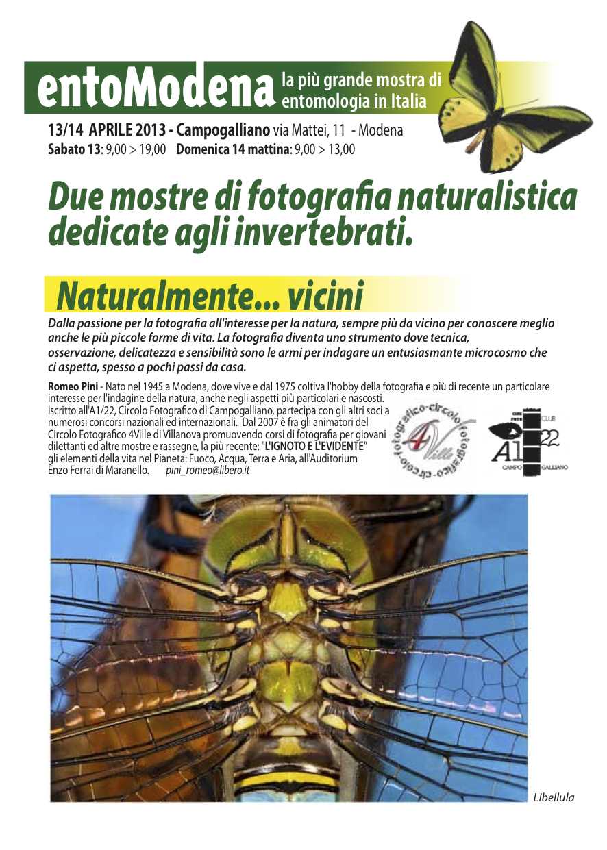 Entomodena - 13-14 aprile