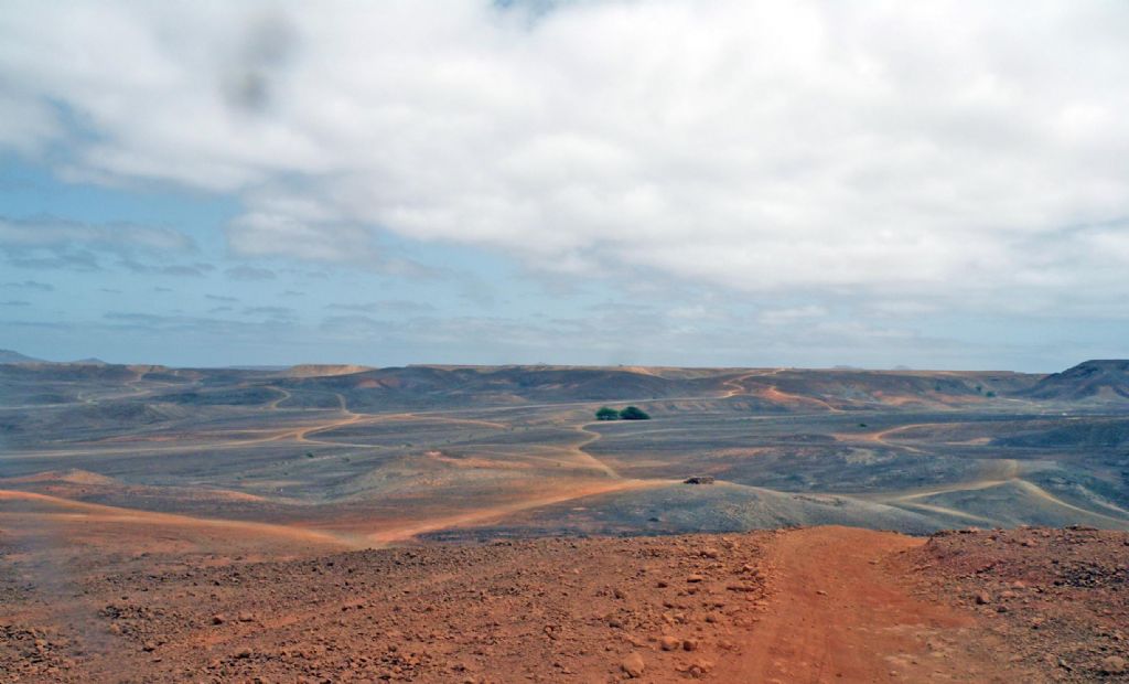 Nel deserto dell''isola di Sal, Capo Verde