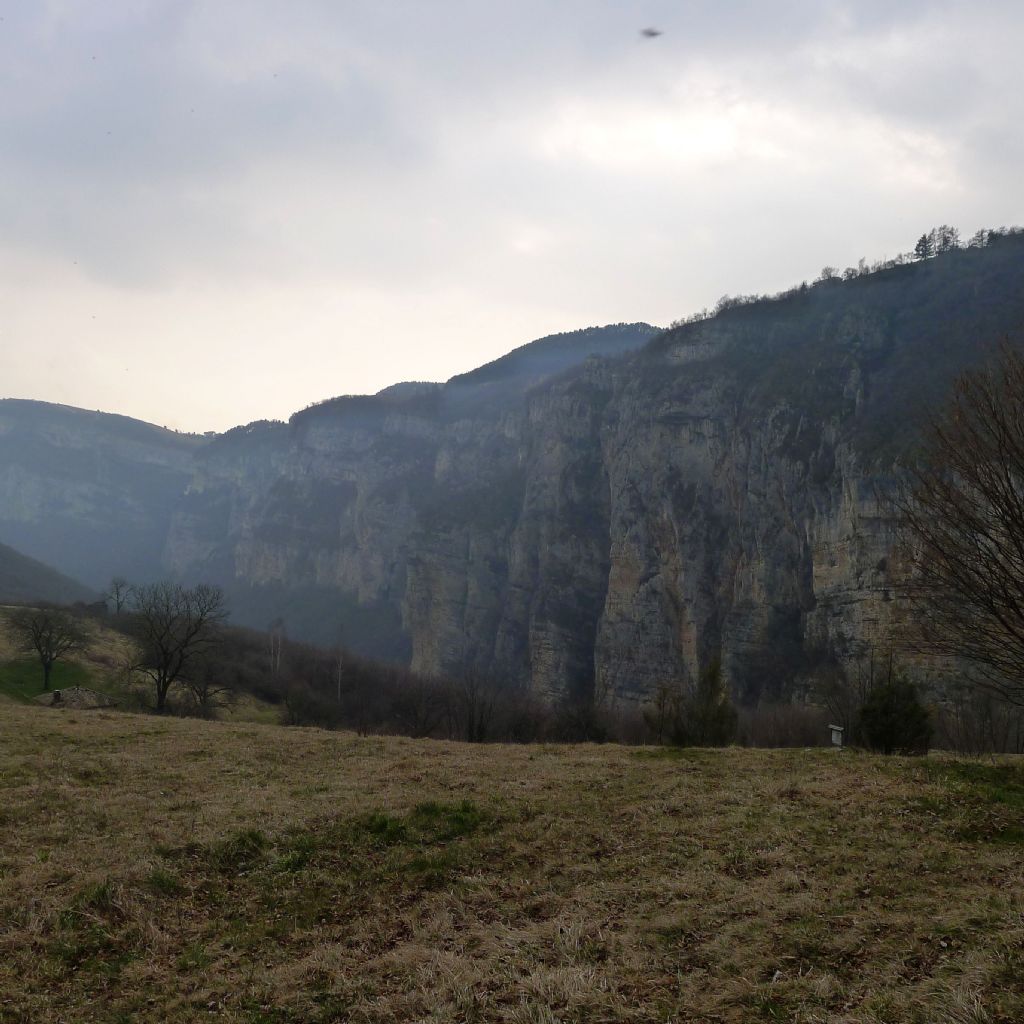 Suggestivo canyon in zona Baldo